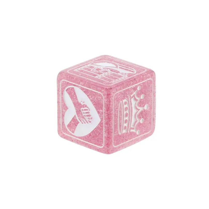 7Pcs Dice Party story cubes For dungeons and dragons Story Time Dice Polyhedral Multi Sided Acrylic Dice set #2P08 (12)