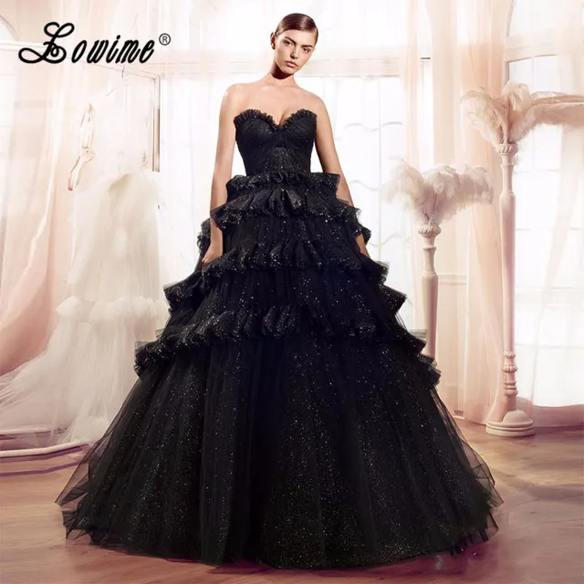 Black Wedding Dresses Plus Size