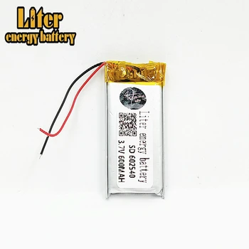 

3.7V polymer lithium battery 602540 driving recorder general battery 600mAh 652540 recording pen Rechargeable Li-ion Cell