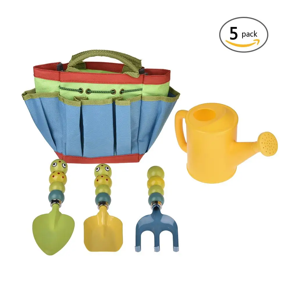 Животное моделирование маленький садовый инструмент дети садовые перчатки лопатка-вилка и Набор сумок Детские садовые инструменты