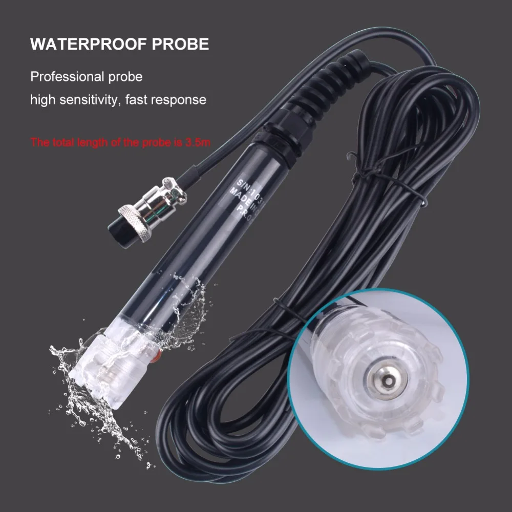  New Come AZ8403 Oxygen analyzer meter aquarium oxygen density sensor Probe Portable dissolved oxyge
