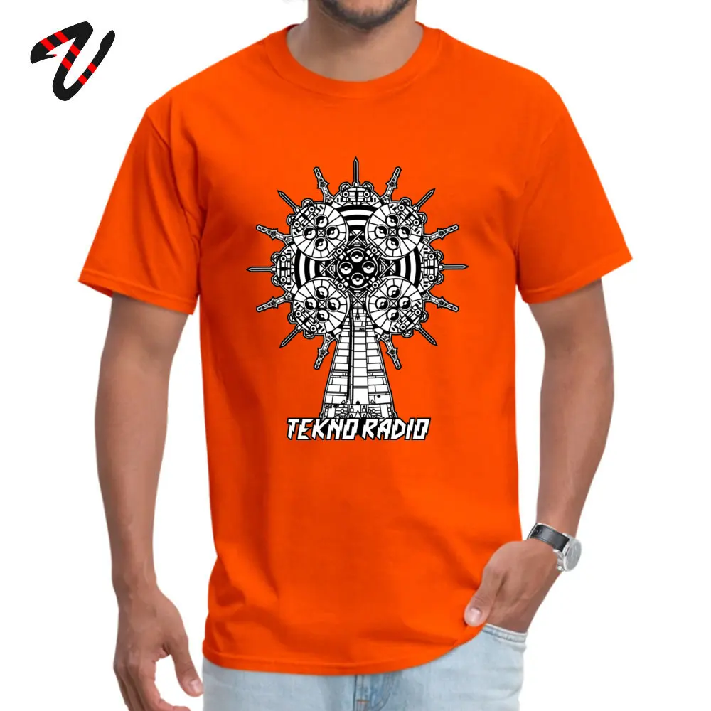 tekno radio Normal Tshirts for Boys 100% Cotton NEW YEAR DAY Tops & Tees Normal T-shirts Short Sleeve New Design Round Neck tekno radio 8368 orange
