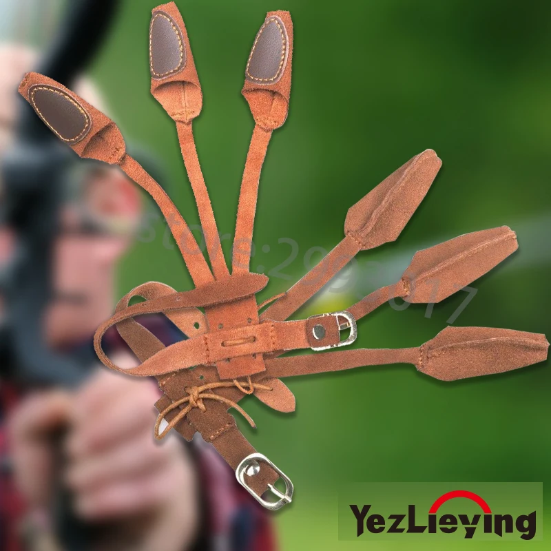3 Finger Archery Protect Glove Archery Glove Shooting Glove Three