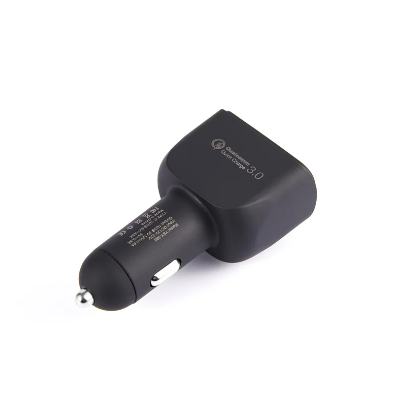 Автомобильное зарядное устройство LEORY Quick Charge 3,0, зарядное устройство для мобильного телефона, быстрое автомобильное зарядное устройство для iPhone XS Max, автомобильное зарядное устройство для samsung 2 порта type C
