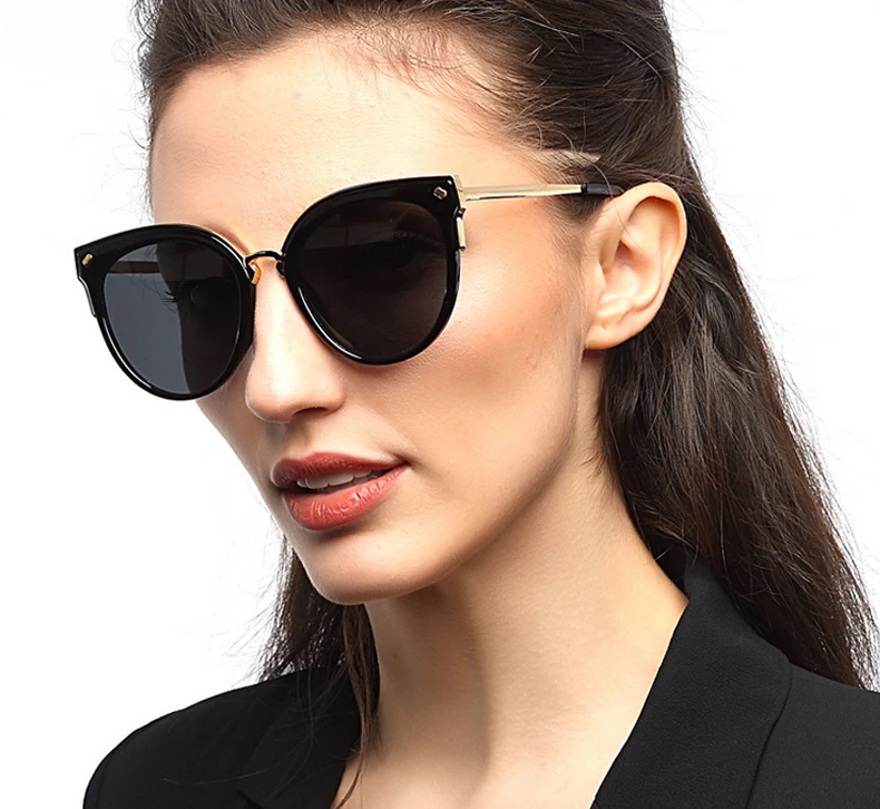 Для женщин Поляризованные солнцезащитные очки модные Для мужчин Мода вождения солнцезащитные очки, Винтажные Солнцезащитные очки, очки с покрытием UV400 Oculos