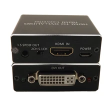 YOUTINGHDAV YT-HD16M HDMI TO DVI+AUDIO 4K UHD Converter 3840*2160P30HZ One HDMI input converted to one DVI+3.5 SPDIF AUDIO out