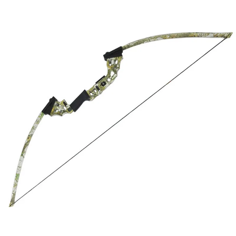51 inch Archery Hunting Bow Right Hand 40lbs Fishing Bow CNC Alloy Riser Arcehry Hunting Straight Long Bow Outdoor Shooting fish