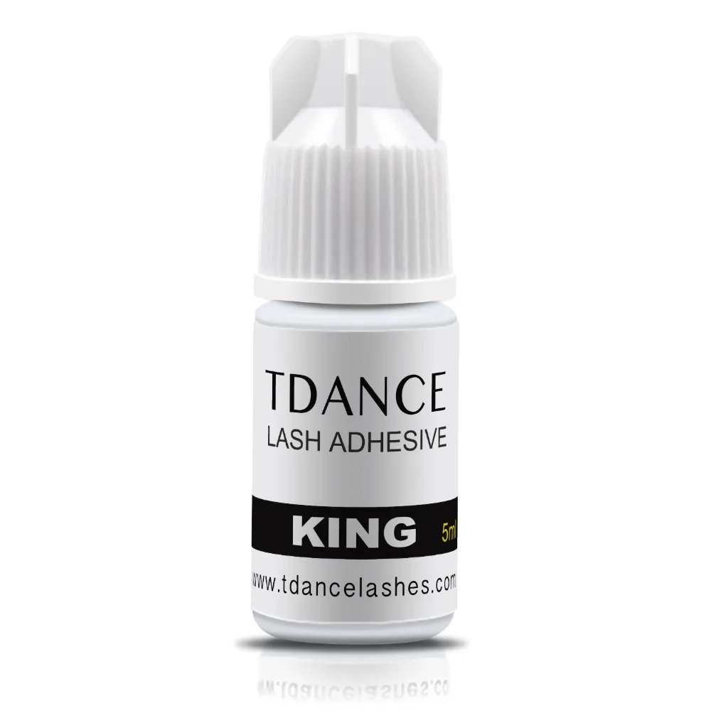 

TDANCE 5ml KING Sensitive Adhesive 3-4 Seconds dry no odor no simulation eyelash glue for eyelash extension glue last 7-8weeks