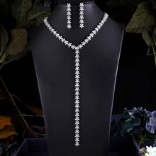 Jankelly эксклюзивный длинной цепью кубического циркония свадебные ювелирные комплекты dubai для женские, золотистого цвета роскошный комплект ювелирных изделий