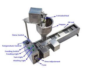 

220V Automatic Donut Making Machine stainless steel professional donut machine 2500W