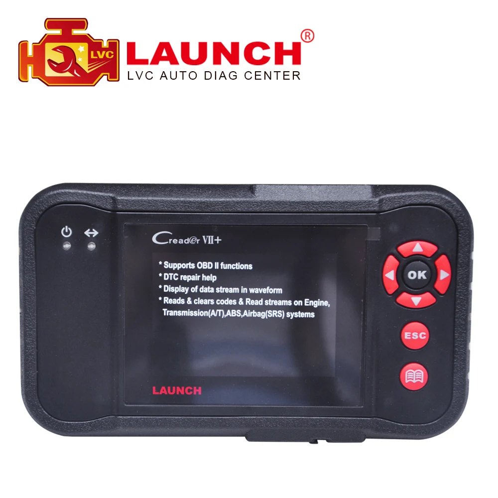 launch Creader VII+ автоматический считыватель кода Creader VII Plus такой же как CRP123 OBD2 диагностический инструмент онлайн обновление DHL бесплатно