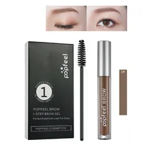 Натуральный Крем для бровей Popfeel коричневый черный водонепроницаемый стойкий модный макияж крем краска для бровей Тушь для бровей усилитель бровей
