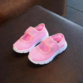 

Candy Color Kids Shoes Summer Breathable Mesh Children Shoes Single Net Cloth Sports Sneakers Boys Shoes Girls Shoes size 26-36