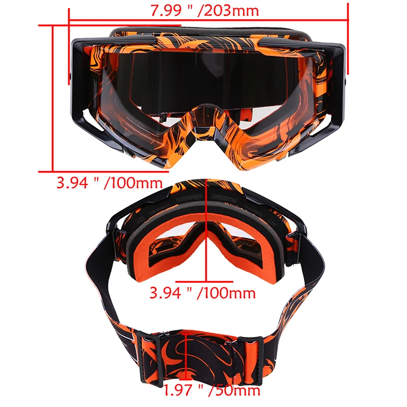 POSSBAY человек Для женщин охлаждения защитные очки для мотоциклистов Лыжный Спорт Шлем для мотокросса c очками в стиле «панк» на велосипеде мотоциклетные очки