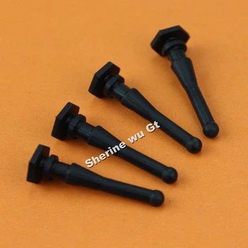 

500pcs/lot Computer Black Silicone Shock Absorption Reduction Noise Fan Nail Screw 30mm