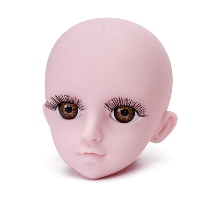 1/3 кукла для практики макияжа голова белой кожи лысый голова для 23 дюймов BJD куклы меняющие Макияж DIY куклы косплей аксессуары для девочек