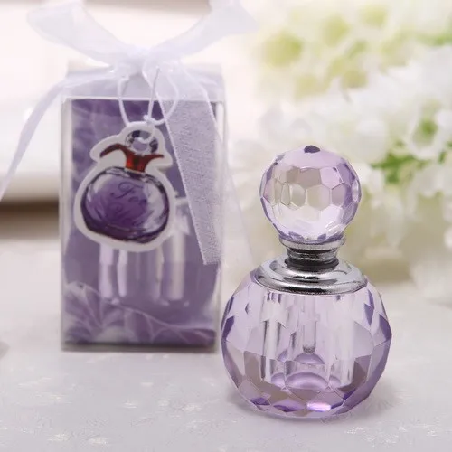 Free Shipping 80pcs Wedding Gifts Crystal Perfume Bottles Baby