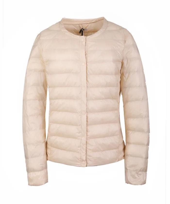 NewBang Brand dół płaszcz żeński ultra lekki dół kurtki kobiety cienkie Slim wiatrówka bez kołnierza płaszcz lekki ciepły Parkas -