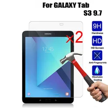 2 шт. Настоящее закаленное Стекло для samsung GALAXY Tab S3 9,7 T820 T825 Tab 4 8,0 дюймов предотвращения царапин планшет Экран протектор фильм