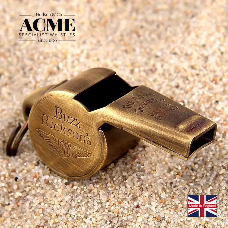 acme-buzz-rickson's-italian-vintage-brass-world-war-ii-air-force-pilot-limited-edition-whistle-souvenir-gift-collection-whistle