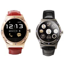 Women Smart Watch 2017 New Arrival The New Round R11S Bluetooth Watch Ladies Watches Leather HR BI Test Sleep Pedometer