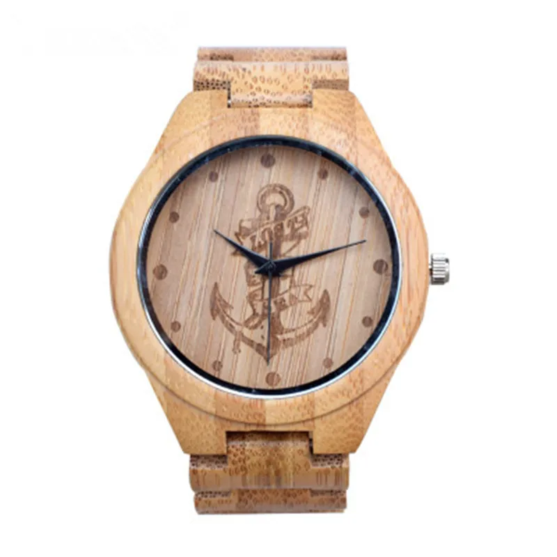 

Wooden Watch Men Luxury Brand Sport Male Bamboo Band Wristwatches Male Clock Quartz Watches Women Pirate Ship Watch Relogio Sale