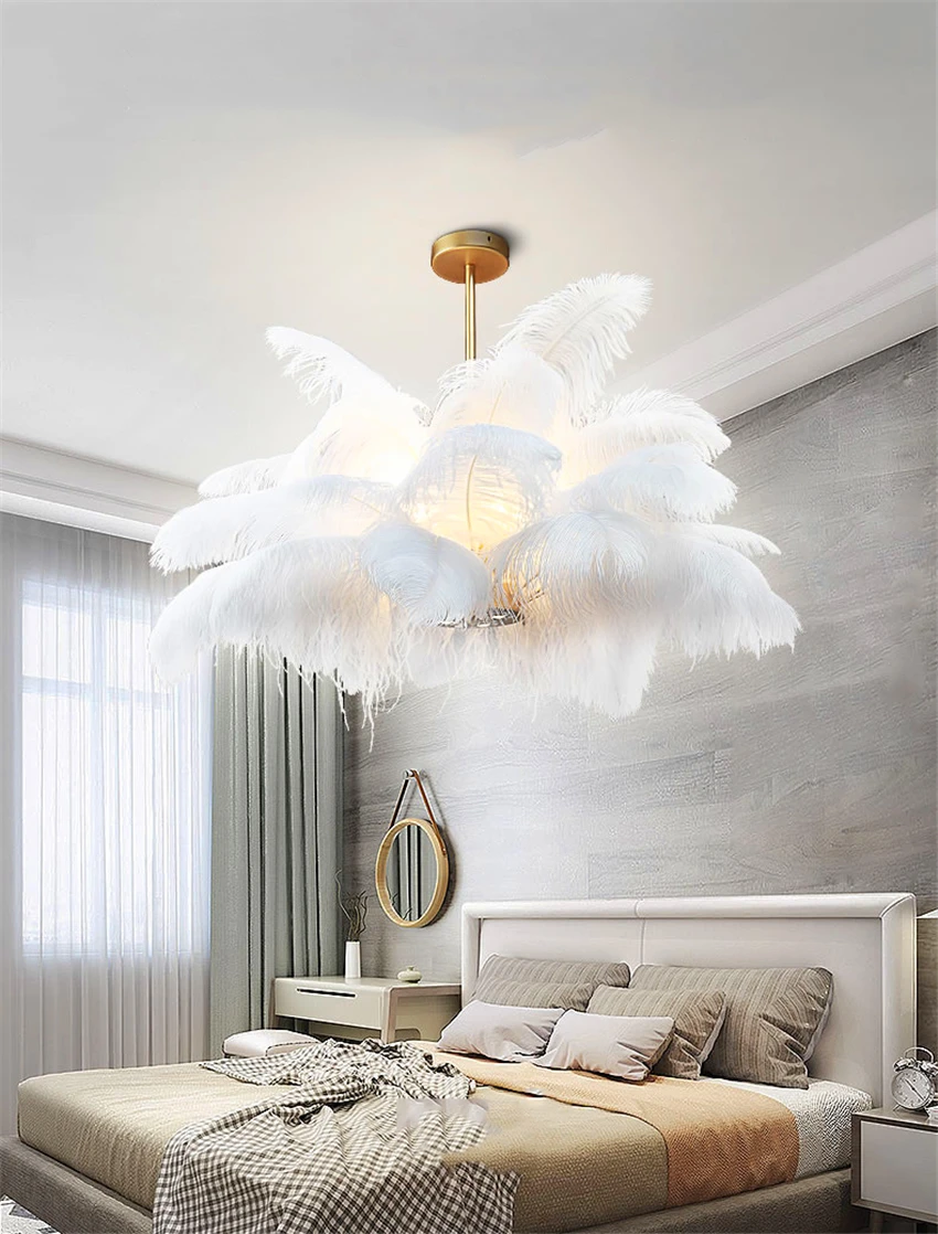 Hanging Feather Light