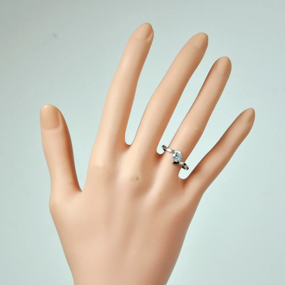 Zircon Engagement Rings for Women Wedding Jewelry 5Pcs