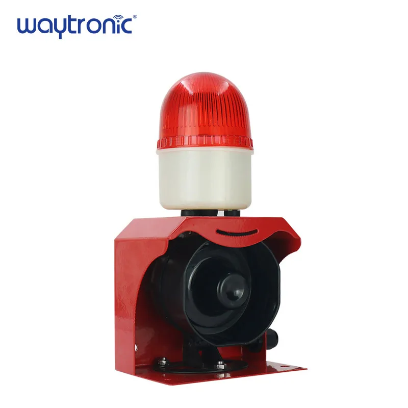 

Small Audible and Visual Alarm Device Waterproof Warning Beacon Light Custom Sound Siren DC12V 24V