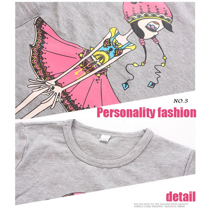 Girl cute cartoon girl top (9)