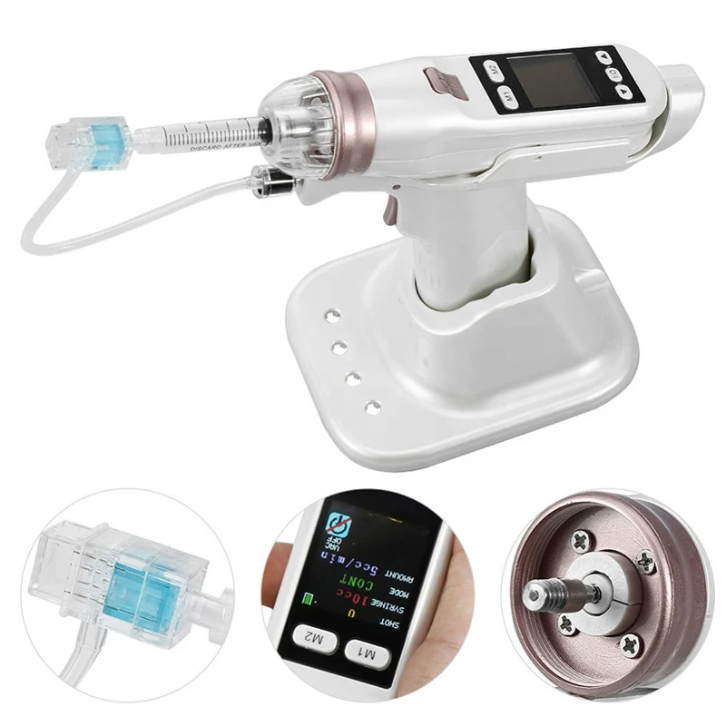 

Ez Negative Pressure Water Injection Gun Wrinkle Removal Skin Rejuvenation Instrument Microcrystal Meso Injector Skin Care Tool