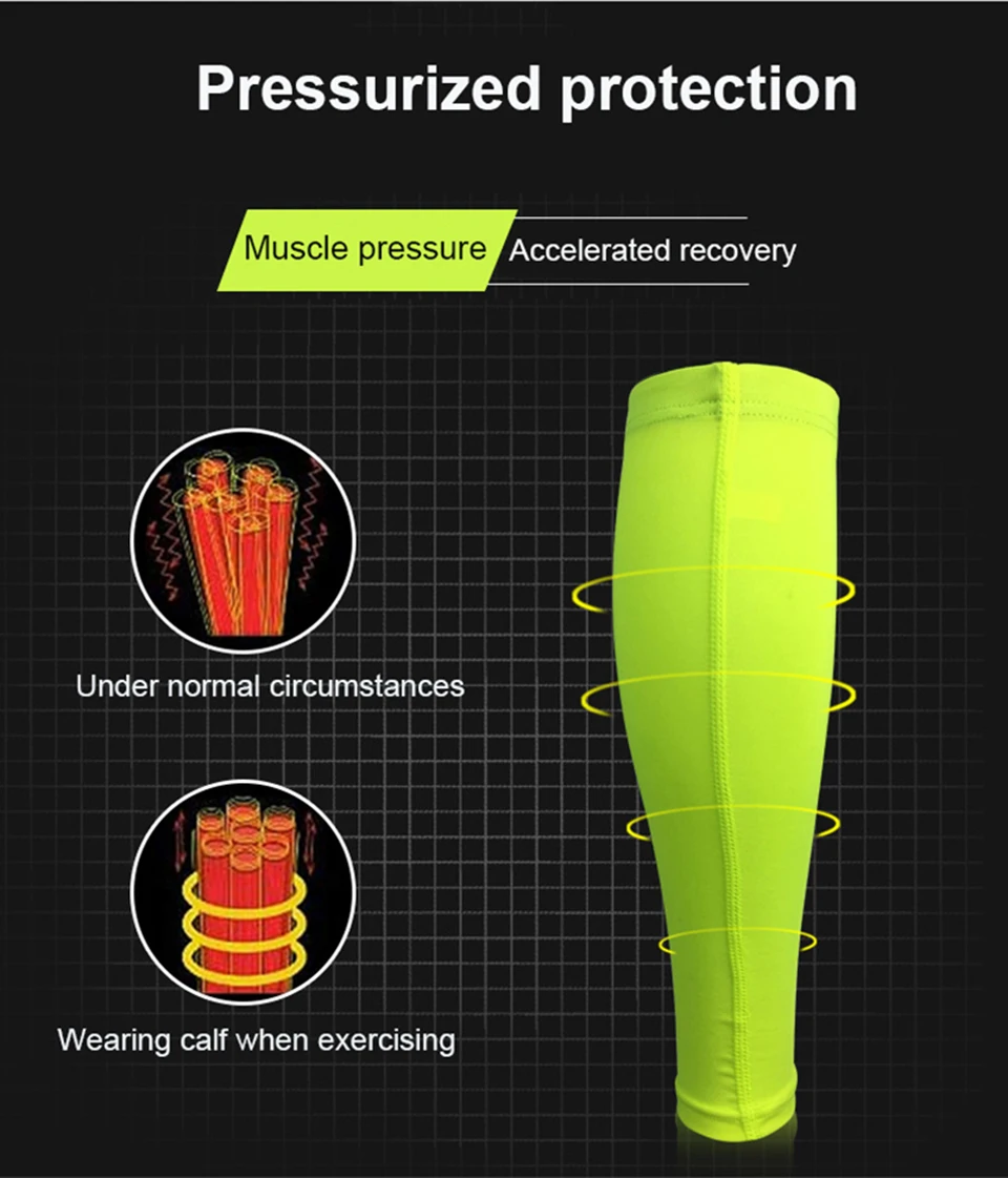 1 шт., мужские и женские гетры для велоспорта, базовый слой, компрессионный рукав для ног, для бега, футбола, баскетбола, опора для голени
