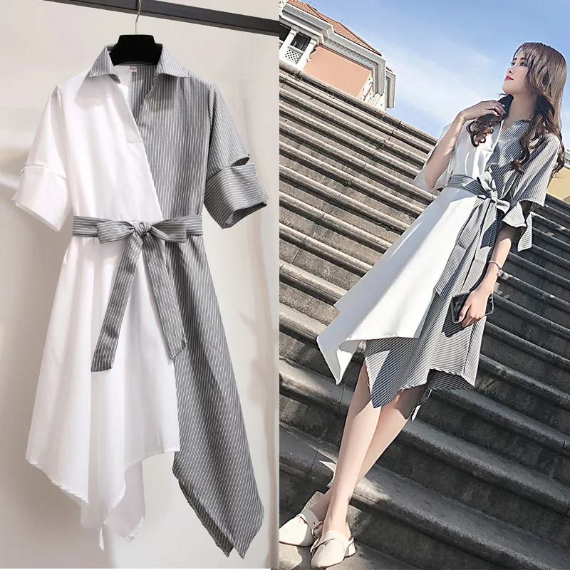 shirt dress with belt