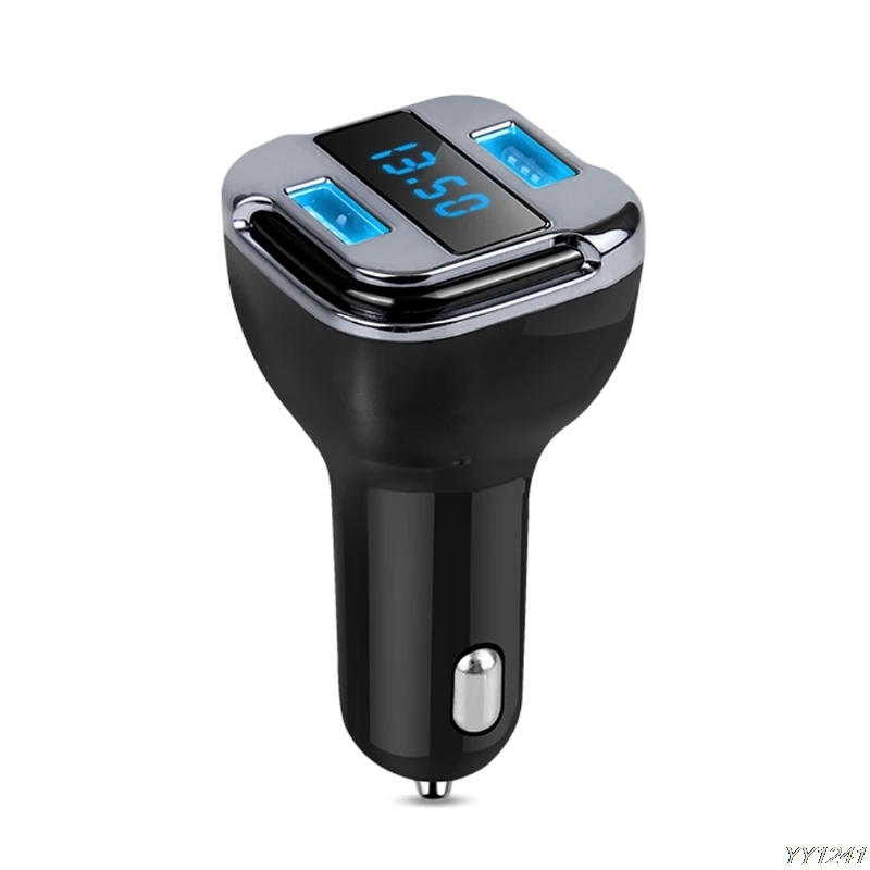 

GPS Locate Car Charger Tracker Finder Kit Dual USB OLED Battrey Voltage Display 24W