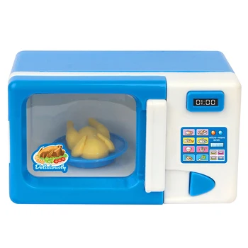

Children Kid Mini Cute Pink Microwave Oven Pretend Role Play Toy Educational For Children Role Playing Kitchen Toys P0