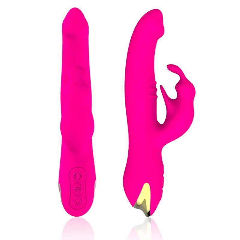 Silicone Big Dildo Realistic Rabbit Vibrator (8)