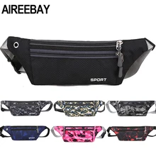 AIREEBAY поясная сумка женская новая спортивная модная Водонепроницаемая нагрудная Сумка Поясная Сумка Унисекс Женская поясная сумка