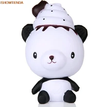 Изысканный Забавный Q Poo Panda душистый Шарм медленный рост 13 см Моделирование Декор Squeeze Игрушка Игрушки снятие стресса Прямая