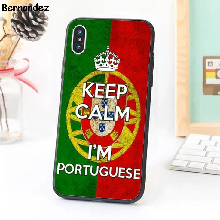 Чехол для телефона Bernandez I'm Portuguese Portugal Flag iPhone 6 S 7 8 X XR XS max 5 5S Samsung Galaxy S5 S6 S7 edge S8 S9 Plus