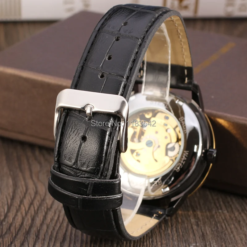Мужские автоматические наручные часы скелетоны Winner WRG8031M3T1|wristwatch automatic|wristwatch