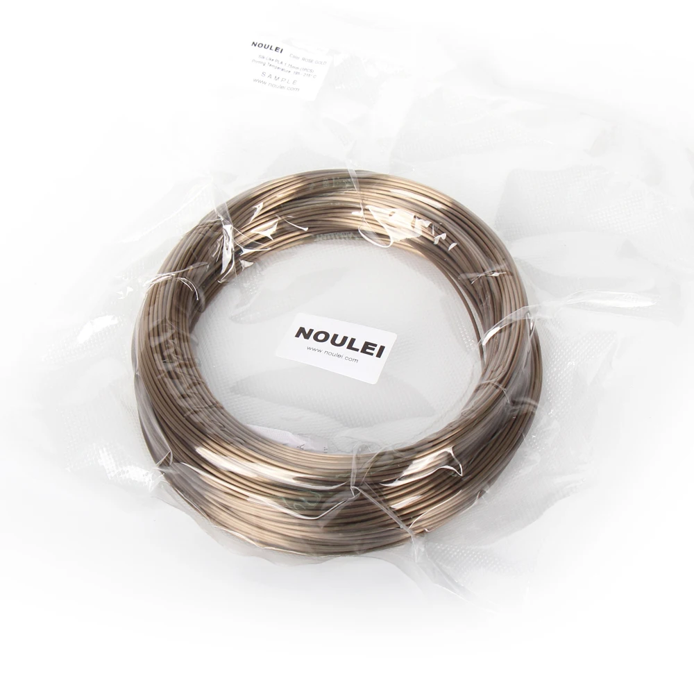 Цена Noulei 200 г 3D принтер нить блестящая Pla 1,75 мм шелковистый насыщенный блеск 24 цвета 3D шелковая печать материал