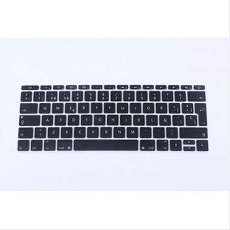 Чехол для клавиатуры с испанской раскладкой силиконовый чехол нового Macbook 12