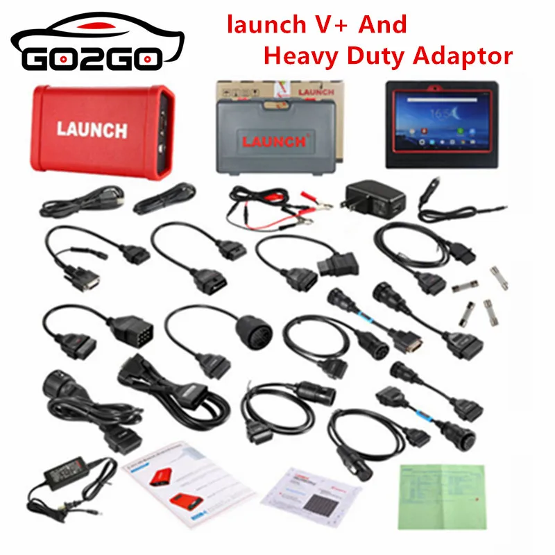 

launch X431 V+ Scanner support Wifi/Bluetooth HD Heavy Duty Truck Diagnostic Module