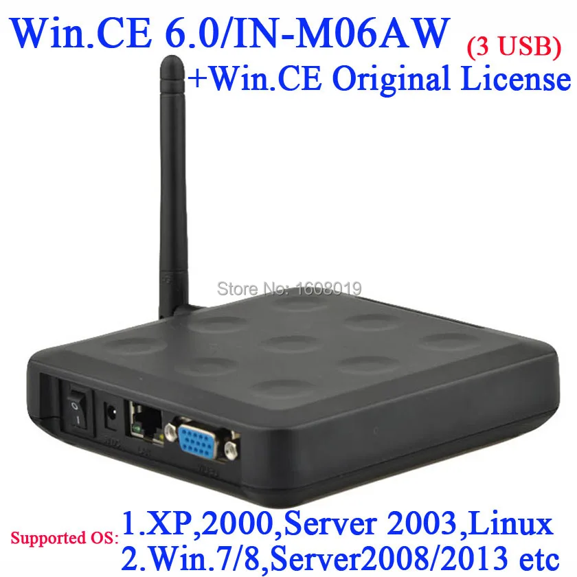 N380W thin client RDP WIN CE TC Terminal with original WIN CE COA windows 7 64