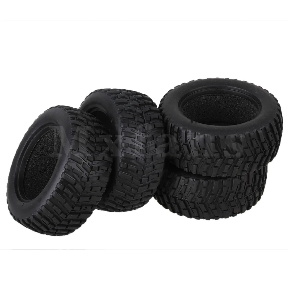 

Mxfans 4pcs RC1:10 Off Road Truck Plum Flower Pattern Rubber Tyre Sponge Inside
