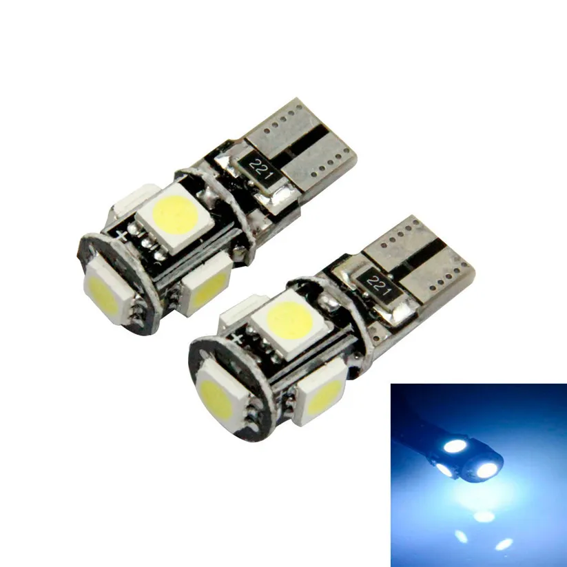 Автомобильный Стайлинг KAKUDER 4 шт. Canbus T10 5-SMD светодиодный безошибочный Белый 5050 W5W