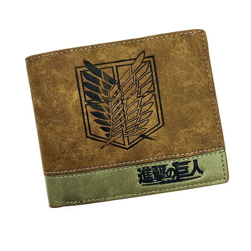 

Japanese Anime Poke/ Death Note/ Attack on Titan/ One Piece/ Game OW Short Wallet With Coin Pocket Zipper Poucht Billetera