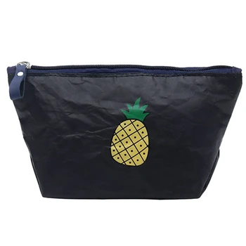 

Washable Kraft Paper Sundries Storage Bags Women Cosmetic Handbag Foldable Travel Bag Home Bags