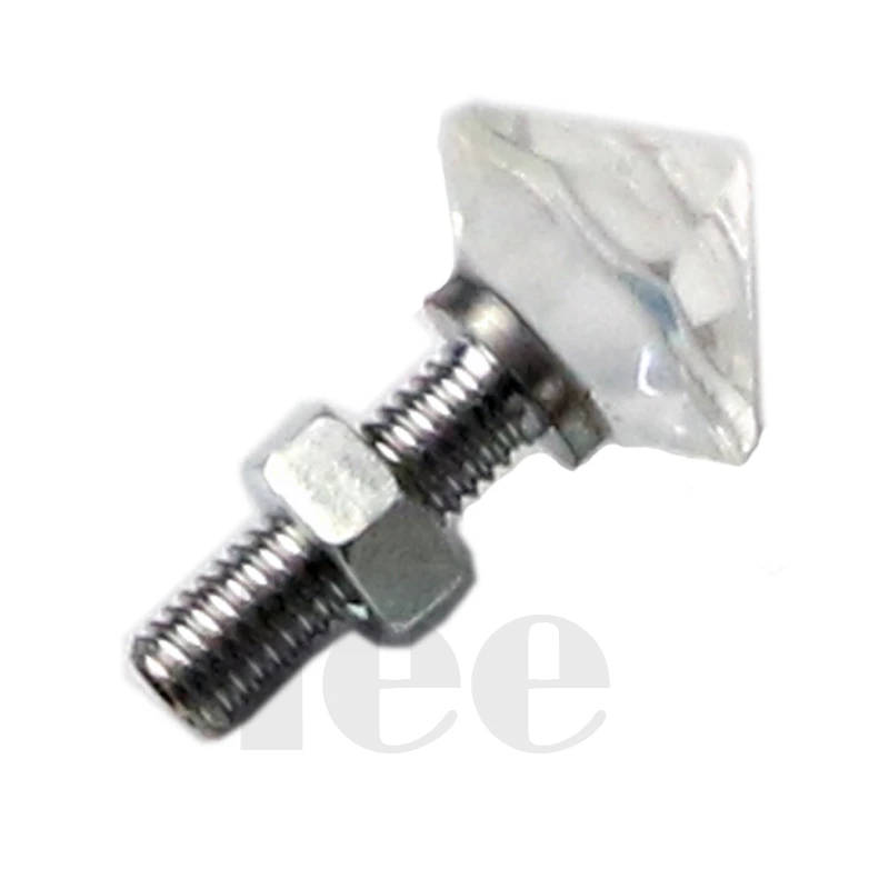 Fiber Optic Light Crystal End fittings with Metal fittings fiber optic