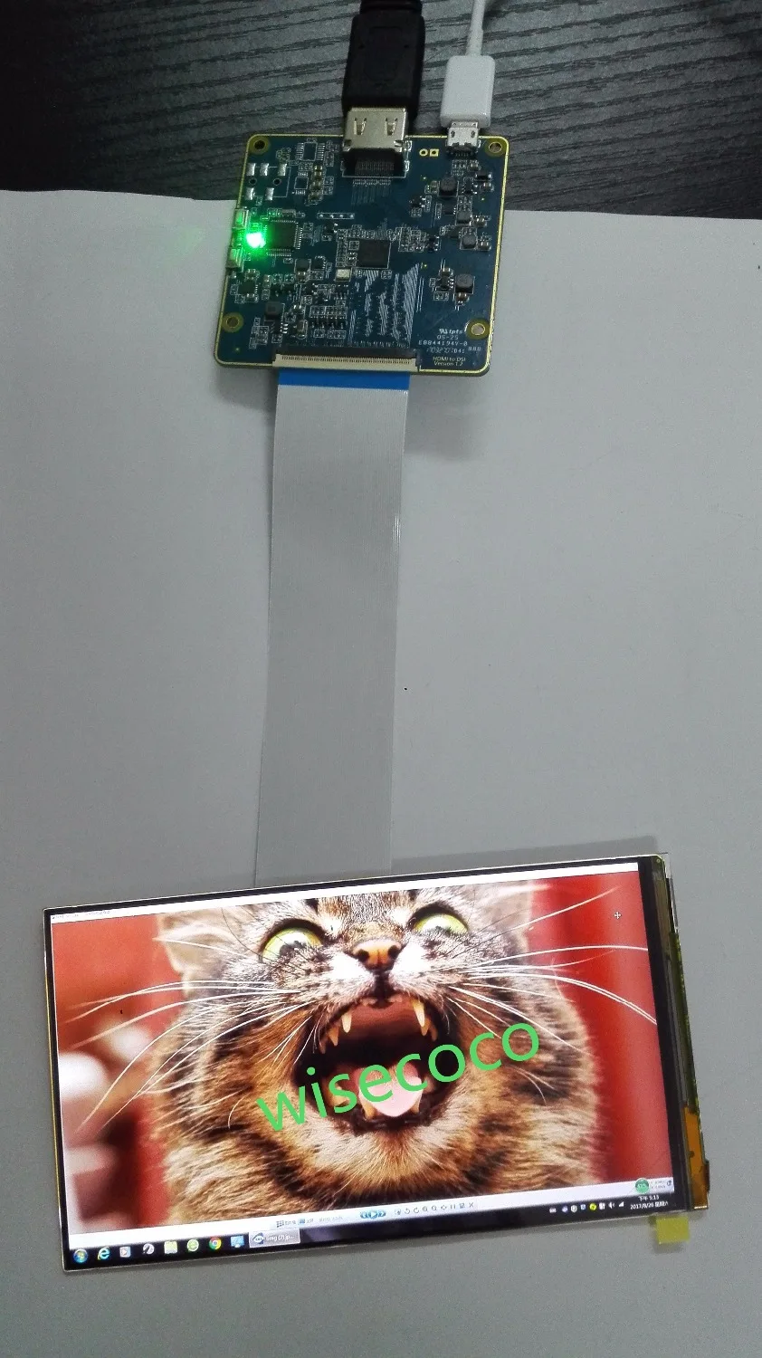 

5.9 inch TFT IPS LCD panel 1080*1920 with MIPI control board for handheld terminal phone project 5sets/lot